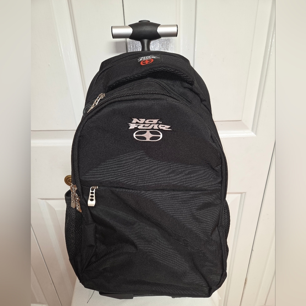 NO FEAR Black Backpack